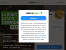 Tablet Screenshot of energiedirect.nl